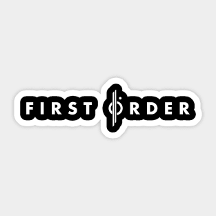 First order Sticker